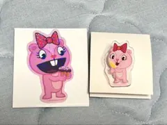 ハッピーツリーフレンズ　サンキューマート　ギグルス　ステッカー　アクリルクリップ