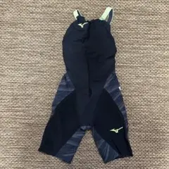 美品140cm MIZUNO ジュニア 競泳水着 ブラック×ターコイズ - メルカリ