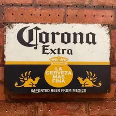 CORONA コロナビール《5》レトロ ブリキ 看板