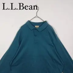 L.L.Bean 長袖ポロシャツ グリーン　L USA製