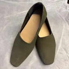 あしながおじさん パンプス フラットシューズ ソフトレザー