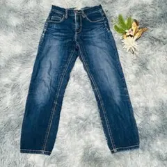 OZOC オゾック (XS) デニムストレートパンツ 無地 シンプル カジュアルのサムネイル