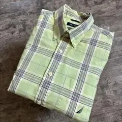 S*O様 ノーティカ チェック柄 長袖ボタンダウンシャツ L