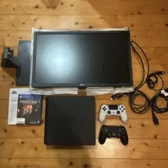 PlayStation 4 本体 + BenQモニター + Minecraft
