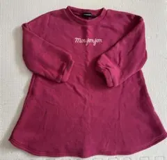 Moujonjon ピンク 長袖チュニック 90サイズ
