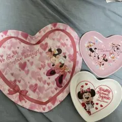 ミニーマウス スーベニアプレート 3点セット
