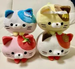 もちふわ！ころころにゃんこ　ご当地マスコット　ぬいぐるみ　4種セット