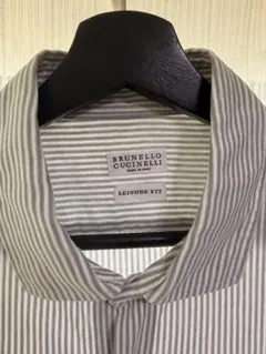 BRUNELLO CUCINELLI ストライプ長袖シャツXLのサムネイル