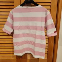 SAINT JAMES　セントジェームス　YUKI Tシャツ　ボーダー　ピンクのサムネイル