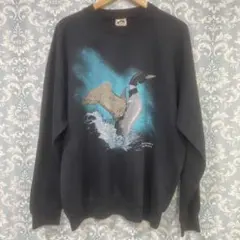 90s Ken Drewke アニマルアートスウェット 古着 ヴィンテージy2k