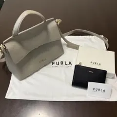 【美品＆新品未使用品】FURLA 美品バッグ ＆新品未使用品お財布セット