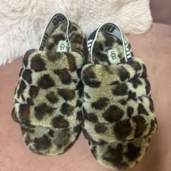 UGG ファーサンダル　レオパード‼️