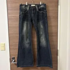 パンツ grunge led pepper fade flare denim pants grunge led pepper fade flare denim pants - メルカリ