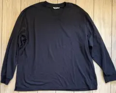 ユニクロU エアリズムコットンTシャツ　3XLブラック