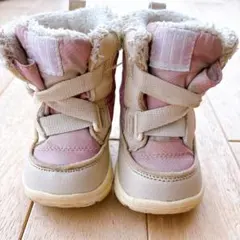 イフミー　スノーブーツ　ピンク　13cm ボア