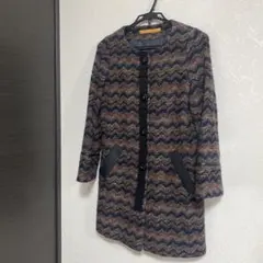 ノーカラーコート ノーカラージャケット