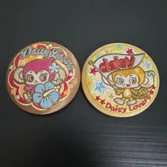 ナルミヤ 刺繍缶バッジ デイジーラバーズ 2点セット