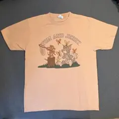 Tom and Jerry プリントTシャツ　サーモンピンクのサムネイル