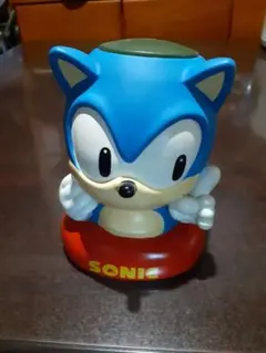 ソニック　ソフビ貯金箱