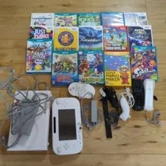 M*u様 Wii U本体と周辺機器とゲームソフト15本セット