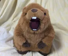 新品　マーモット　音声ぬいぐるみ　けたたましく叫びます！！