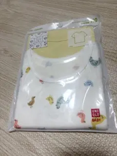 【新品未使用】ユニクロ コットンフライスインナーT 半袖 2枚組 100サイズ