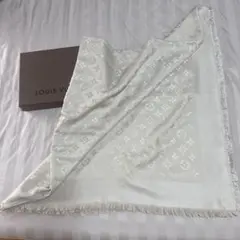 LOUIS VUITTONベージュ モノグラム 大判ストール