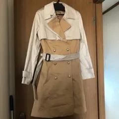 トレンチコート ベージュ ホワイトのサムネイル