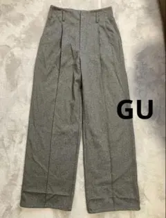 ジーユー ブラッシュドジャージーワイドパンツ Mサイズ　ワイドパンツ　GU