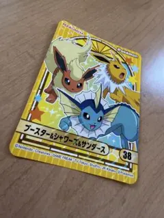 ✳︎美品✳︎ポケモン　カレー　シール　ホログラム　ブースター シャワーズ サンダースのサムネイル
