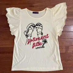 ❣️可愛い❣️最終SALE❗️ラブトキシック フリルTシャツ　M 150㎝のサムネイル