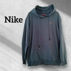 ✨１点限り✨Nike フード付きパーカー トップス【2XL】ブルー トレーナー