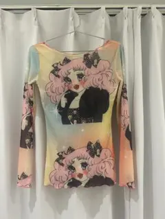 LOALAMOMOアニメ風キャラクター長袖トップス