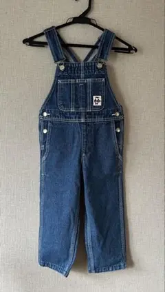 チャムス キッズ デニムオーバーオール　100