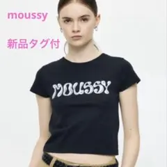 新品　moussy METALLIC LIQUID Tシャツ　ブラックのサムネイル
