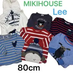 MIKIHOUSE Lee 80cm まとめ売り ロンT トレーナー 6点セット