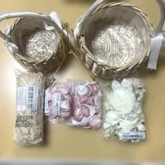 【結婚式セット】ウェルカムスペース 装飾 フラワーシャワー かご