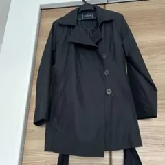 ランズエンド ハーフコート 黒　インナー付き