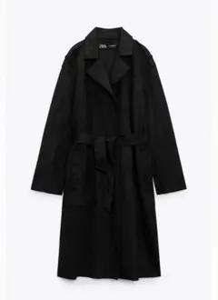 zara ベストフェイクスエードトレンチコート