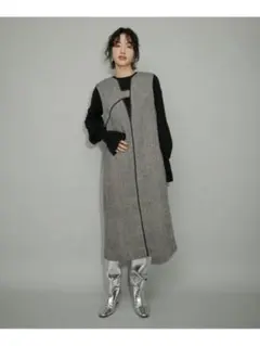 ADAM ET ROPÉ FEMME 2WAYツイードジャンパースカート