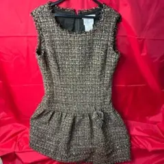 Rene ルネ　ツイードワンピース　ノースリーブ