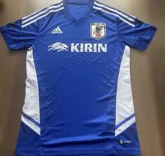 ラスト1枚！L サッカー日本代表 トレーニングシャツ KIRIN入り - メルカリ