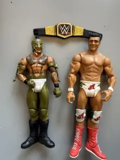 WWE アクションフィギュアセット レイ・ミステリオ & アルベルト・デル・リオ