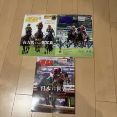 超美品　優駿 12月号 11月号10月号 セット　小冊子　アクスタ付き
