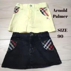 美品✨アーノルドパーマーArnoldPalmer✨スカート　キッズ　90
