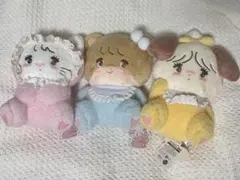 mikko characters ふわふわBABYぬいぐるみ 3個セット
