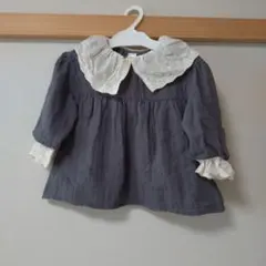 ベビー　トップス　春服　秋服　レース　テータテート　バースデイ　長袖