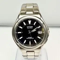 CITIZEN メンズ 腕時計 ブラック ソーラー H110-T011331のサムネイル