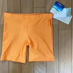 【新品、NIKKi】男の子用スクール水着　１５０ｃｍ　オレンジのサムネイル