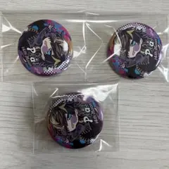 ヒプマイ　ぴたでふぉめ缶バッジ　四十物十四 3個まとめ売り